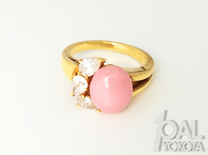 コンクパールの指輪